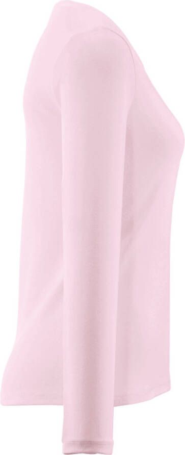 Bogner Shirt 100% katoen ronde hals Van roze