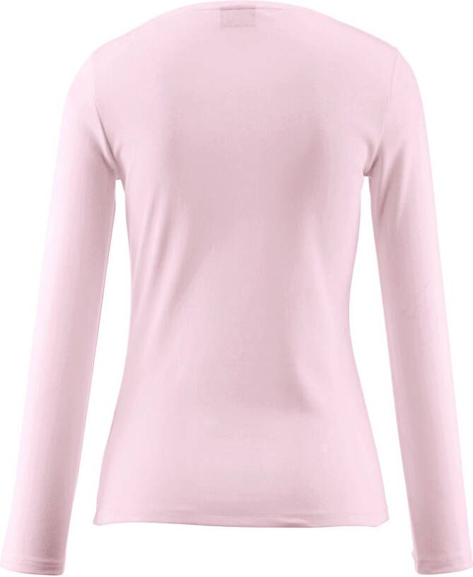Bogner Shirt 100% katoen ronde hals Van roze
