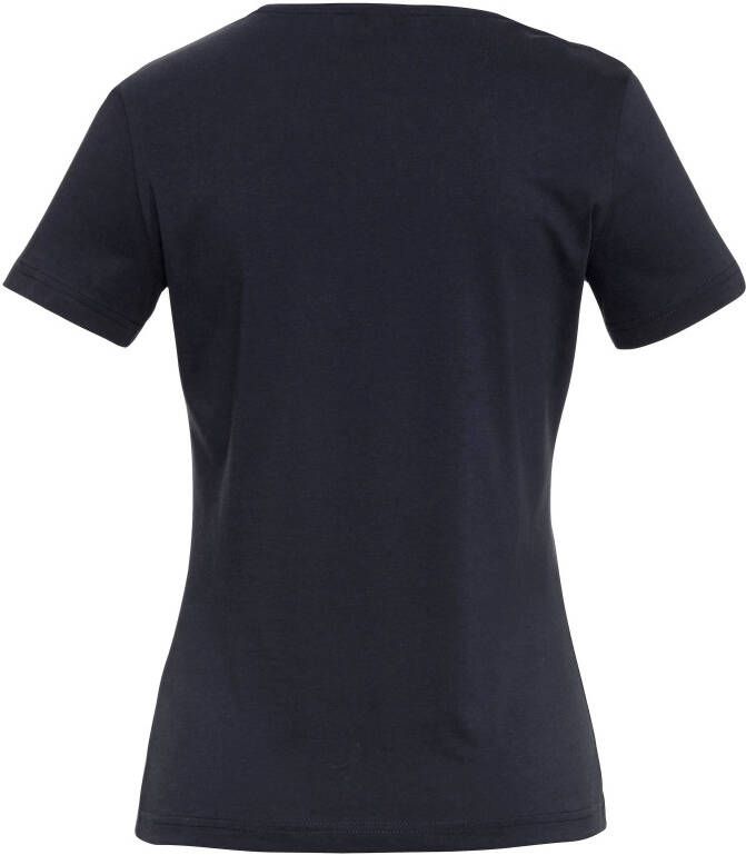 Bogner Shirt model Anni 100% katoen ronde hals Van blauw