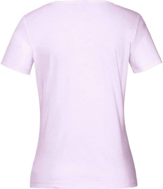 Bogner Shirt model Anni 100% katoen ronde hals Van groen