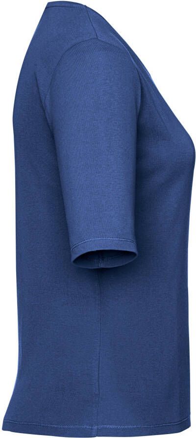 Bogner Shirt ronde hals model Velvet Van blauw