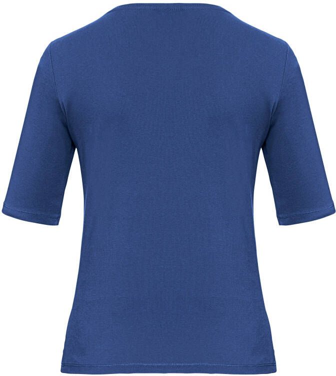 Bogner Shirt ronde hals model Velvet Van blauw