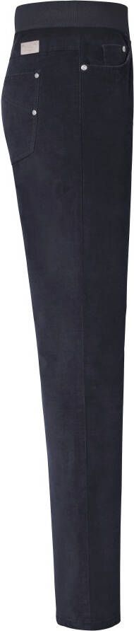 Brax ComfortPlus-fijncord-comfortbroek model Carina Van Raphaela by blauw