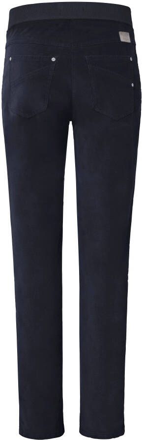 Brax ComfortPlus-fijncord-comfortbroek model Carina Van Raphaela by blauw