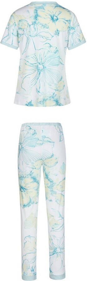 Hautnah Pyjama bloemmotieven Van multicolour