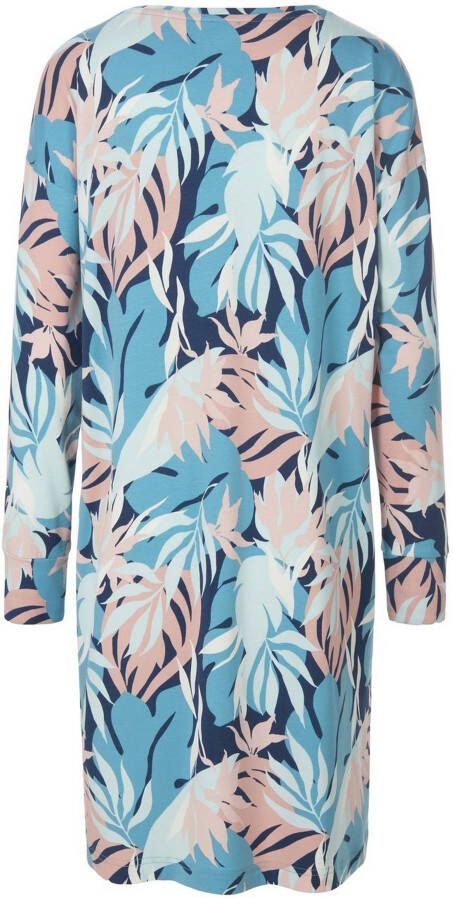 Mey Nachthemd lange mouwen Van turquoise