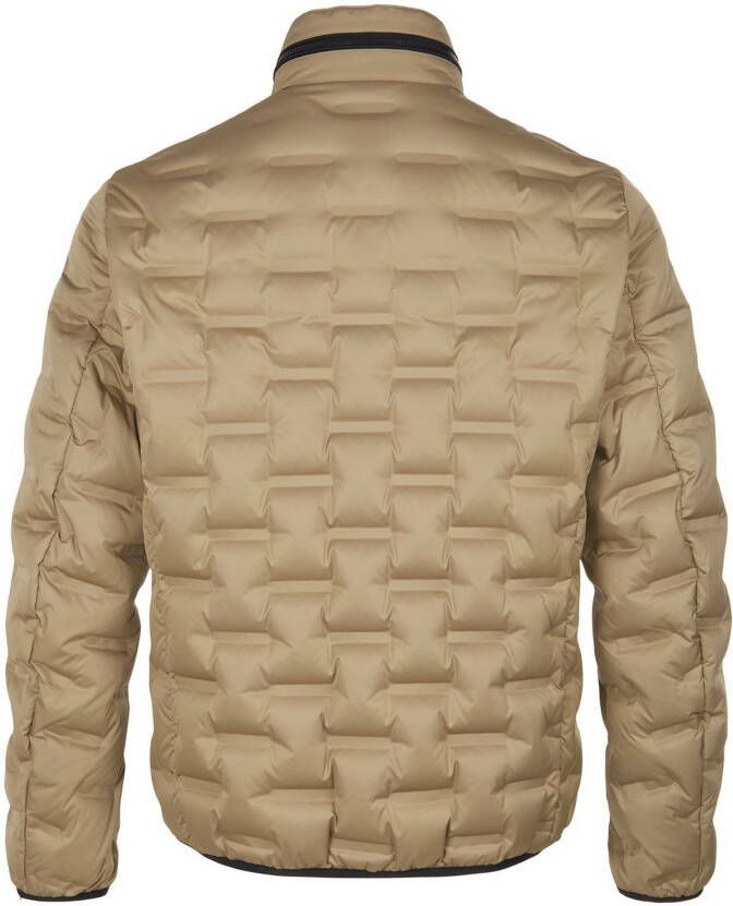 Milestone Donsjack in kort model Van beige