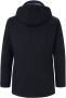 Milestone Getailleerde parka afritsbare capuchon Van blauw - Thumbnail 2