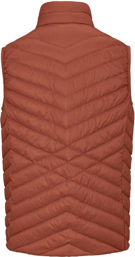 MYBC Donzen bodywarmer deelbare ritssluiting Van oranje