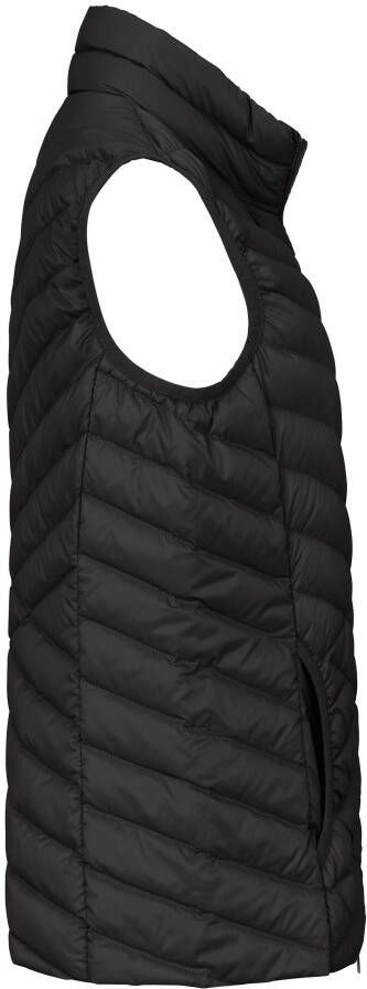 MYBC Donzen bodywarmer deelbare ritssluiting Van zwart