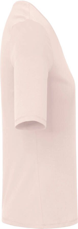 Peter Hahn Shirt 100% Pima Cotton ronde hals Van roze