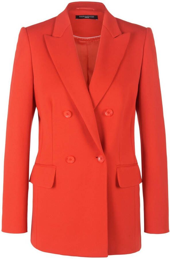 Fadenmeister Berlin Jersey blazer in tweerijmodel Van oranje