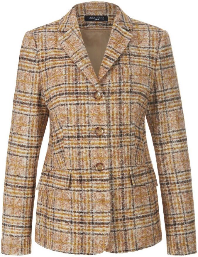 Fadenmeister Berlin Jersey blazer ruitdessin Van multicolour