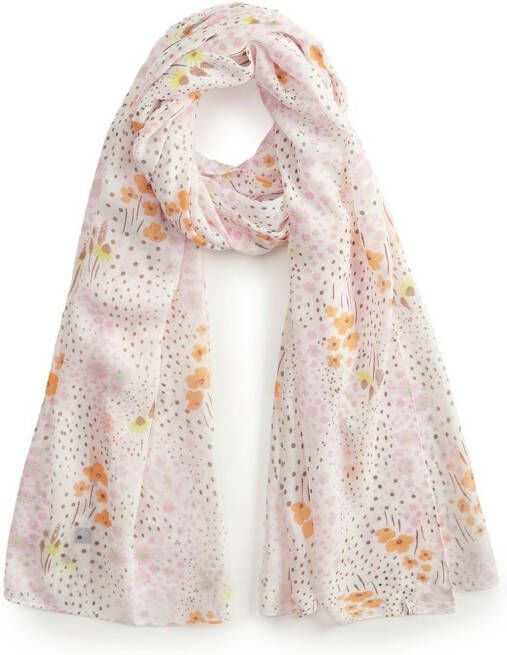 Fraas Sjaal bloemetjesdessin Van wit