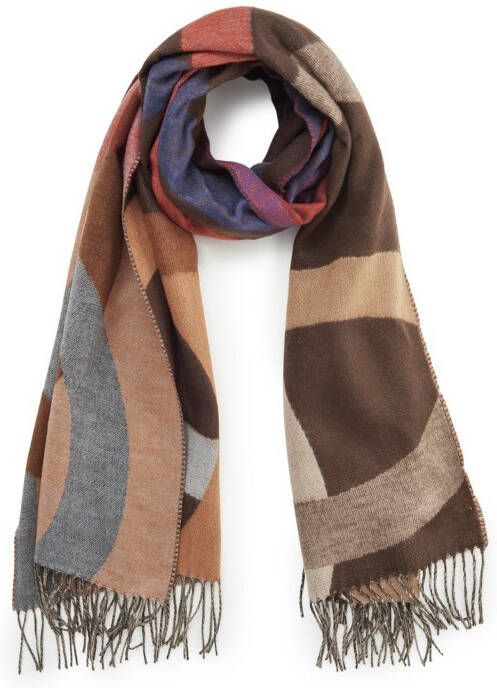 Fraas Sjaal geometrische print Van multicolour