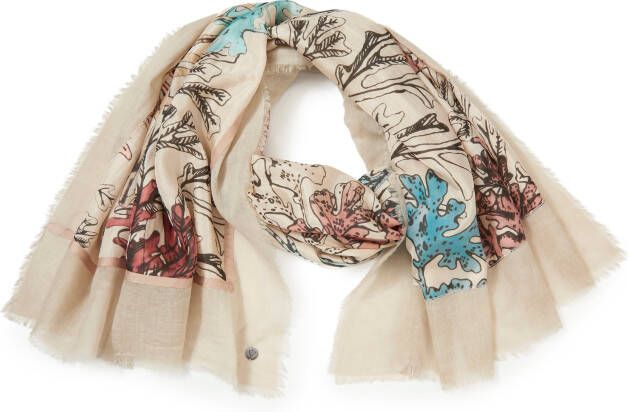 Fraas Sjaal motieven Van beige