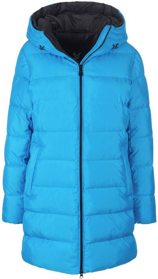 FUCHS SCHMITT Doorgestikte jas capuchon Van Fuchs+Schmitt blauw