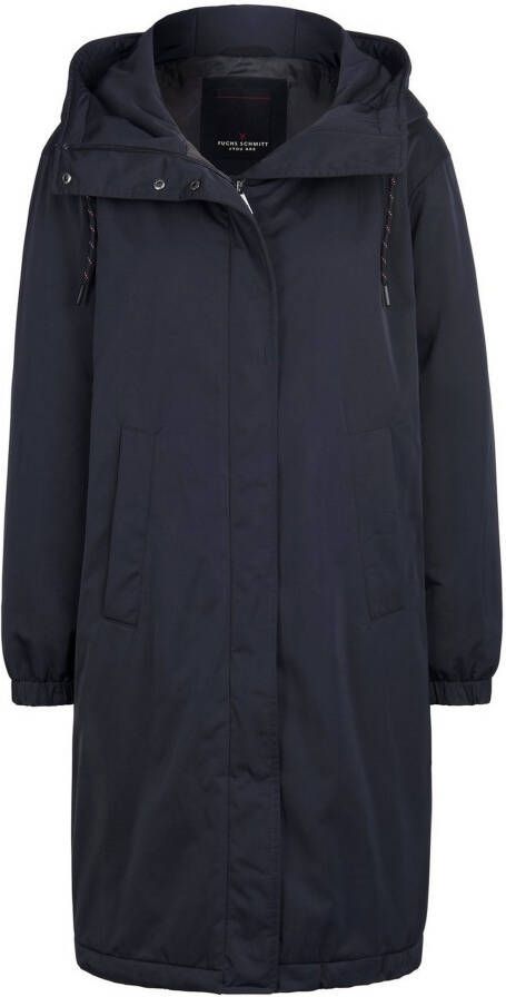 FUCHS SCHMITT Lange jas capuchon Van Fuchs+Schmitt blauw