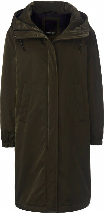 FUCHS SCHMITT Lange jas capuchon Van Fuchs+Schmitt groen