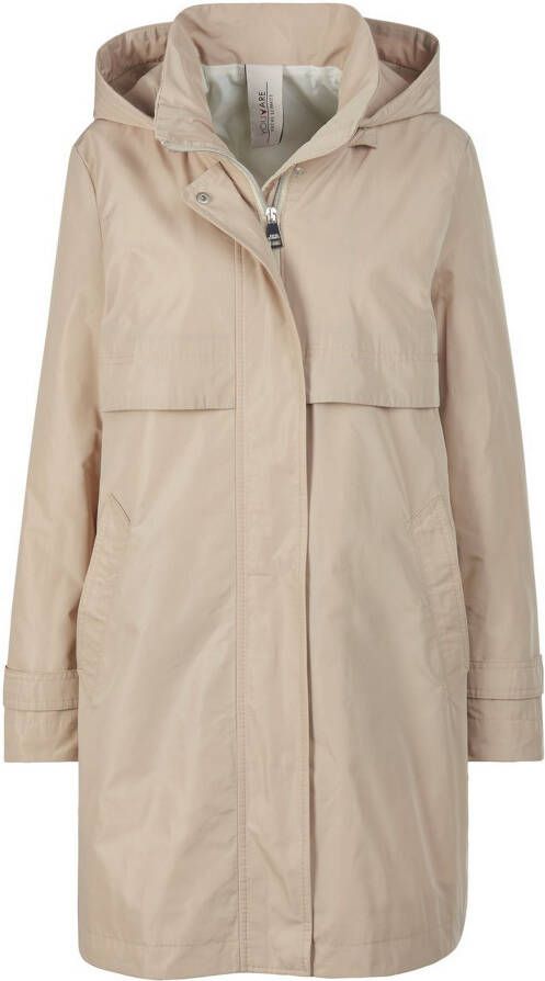 Fuchs & Schmitt Water- en winddichte functionele jas capuchon Van Fuchs+Schmitt beige