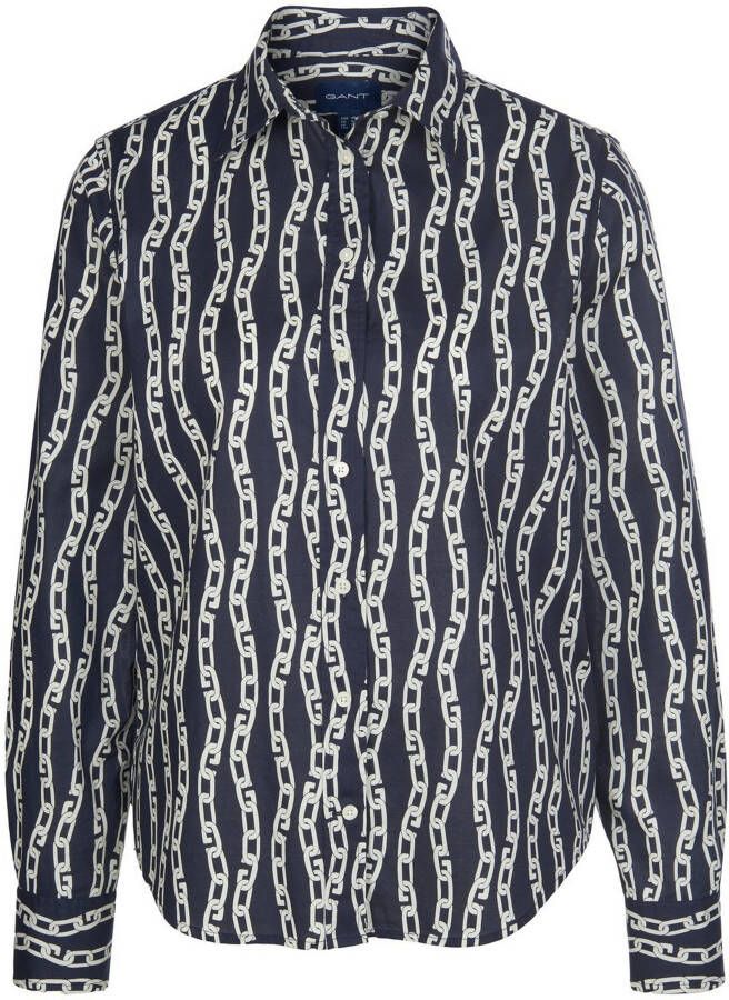 Gant Overhemdblouse met streepmotief model 'HBK Basic Streifen'