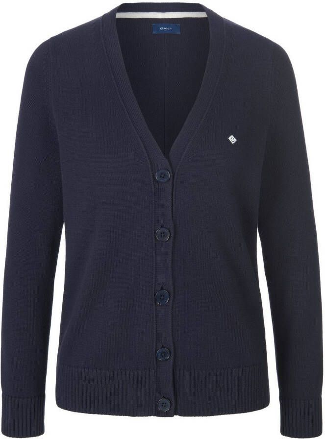 Gant Cardigan met labeldetail