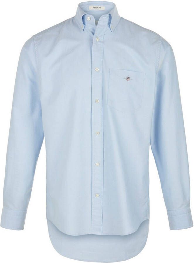 GANT Overhemd 100% katoen Van blauw