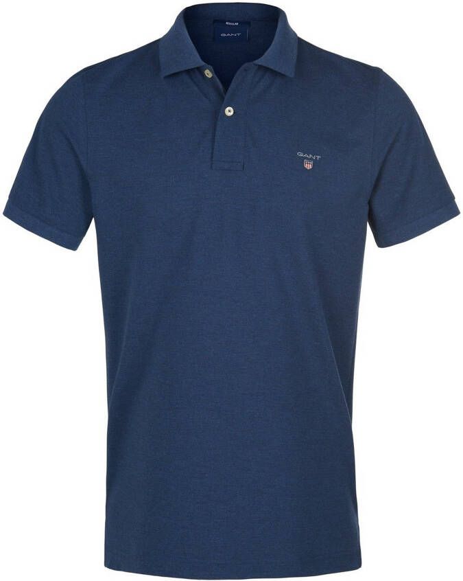 Gant Poloshirt ORIGINAL PIQUE SS RUGGER met platgebreide kraag