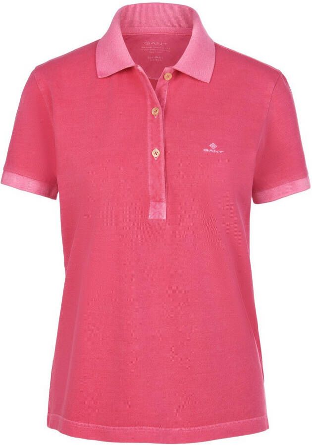 GANT Poloshirt 100% katoen Van pink