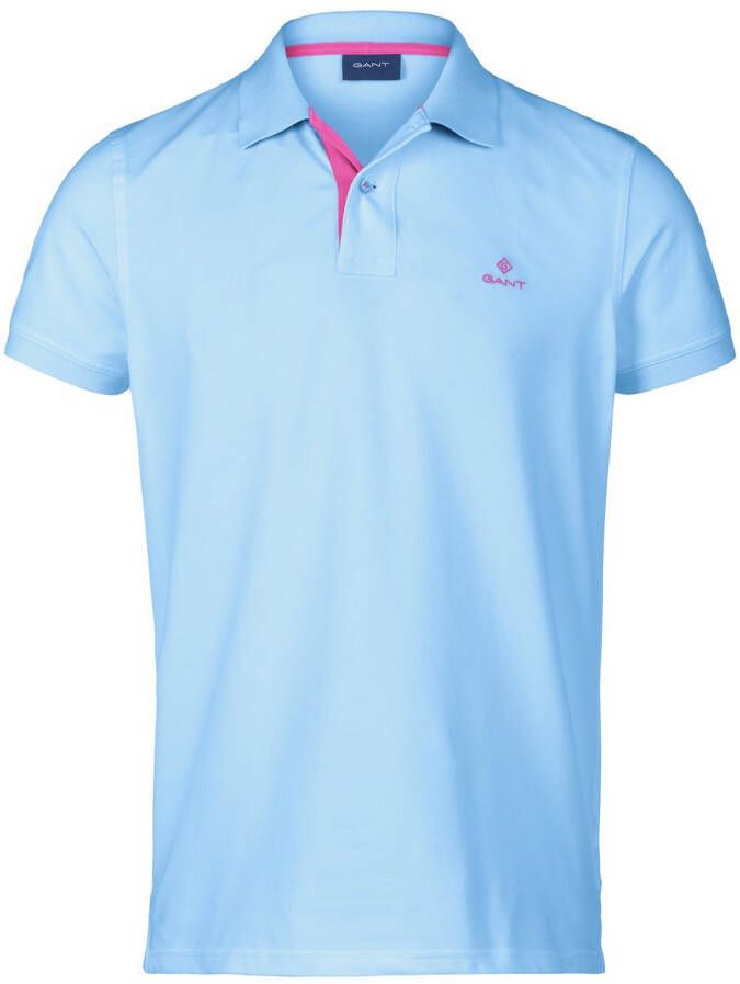 Gant Poloshirt CONTRAST COLLAR PIQUE SS RUGGER