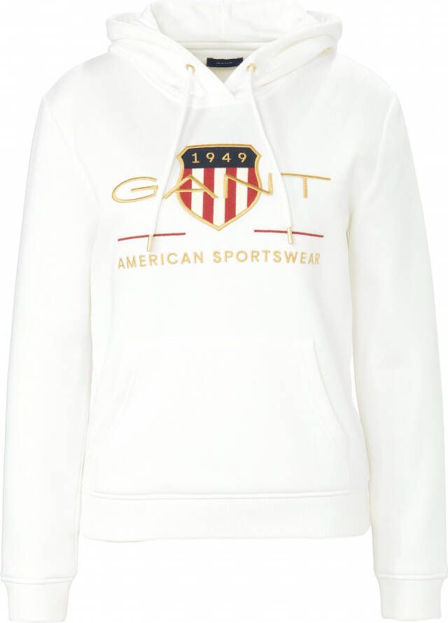 Gant Sweatshirt Archive Shield Sweat Hoodie met mooi logoborduursel voor
