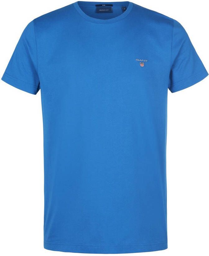 Gant T-shirt ORIGINAL SS T-SHIRT met klein contrasterend logoborduursel