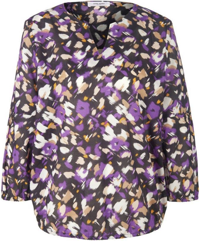 Gerry Weber Blouse 100% katoen Van paars