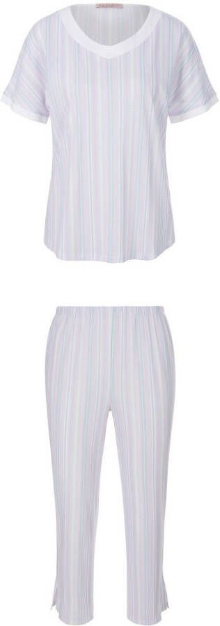 Hautnah Pyjama streepmotief Van paars