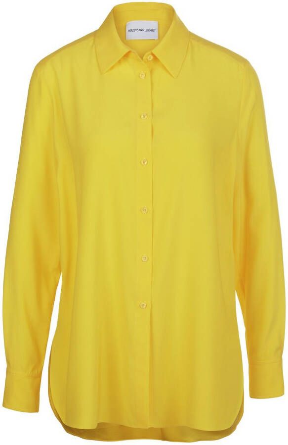 HERZEN´S ANGELEGENHEIT Blouse lange mouwen Van geel