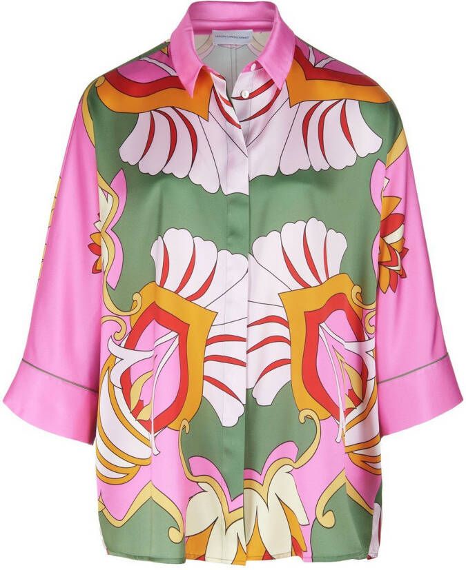 HERZEN´S ANGELEGENHEIT Blouse ornamentenprint Van groen