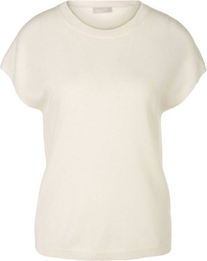 Include Mouwloze trui ronde hals 100% kasjmier Van wit
