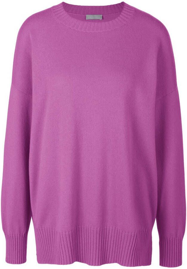 Include Trui ronde hals 100% kasjmier Van pink
