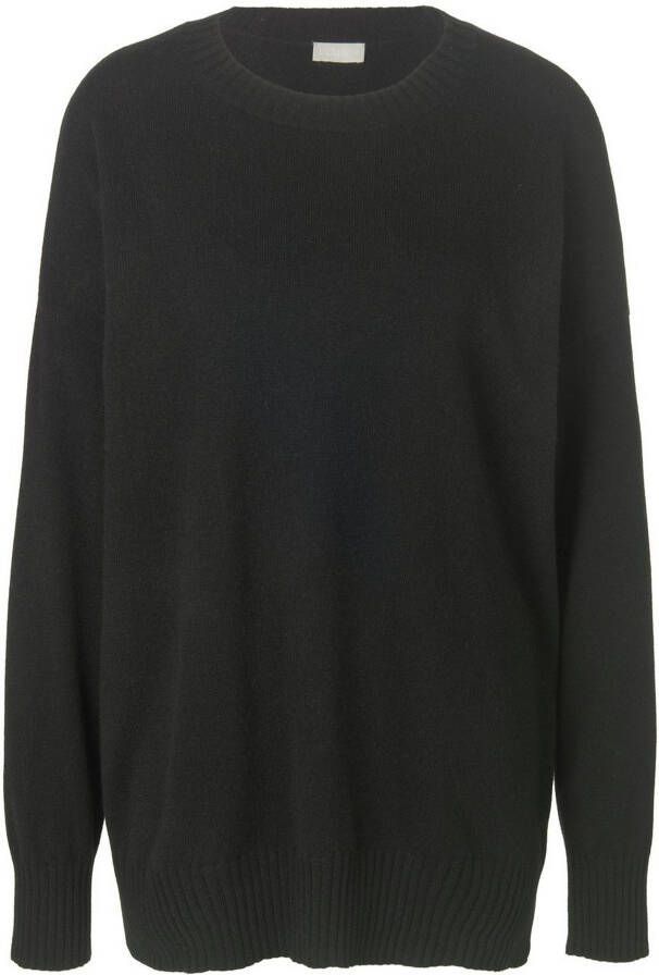Include Trui ronde hals 100% kasjmier Van zwart
