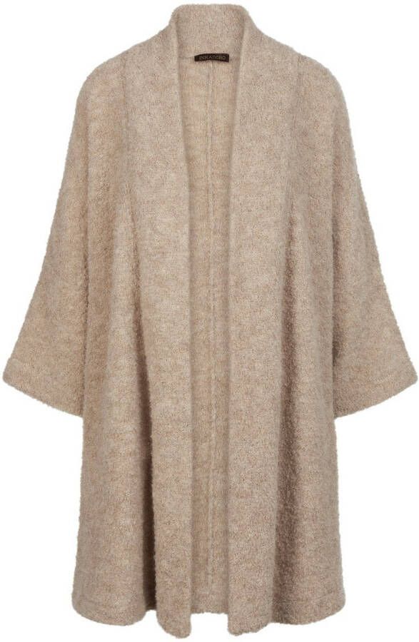 Inkadoro Lang vest 3 4-mouwen Van beige