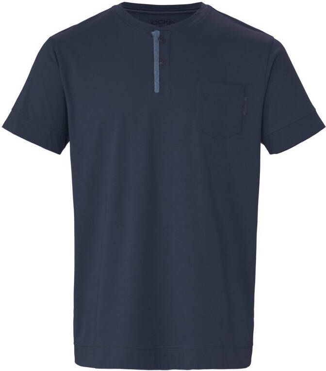 Jockey Pyjamashirt korte mouwen Van blauw