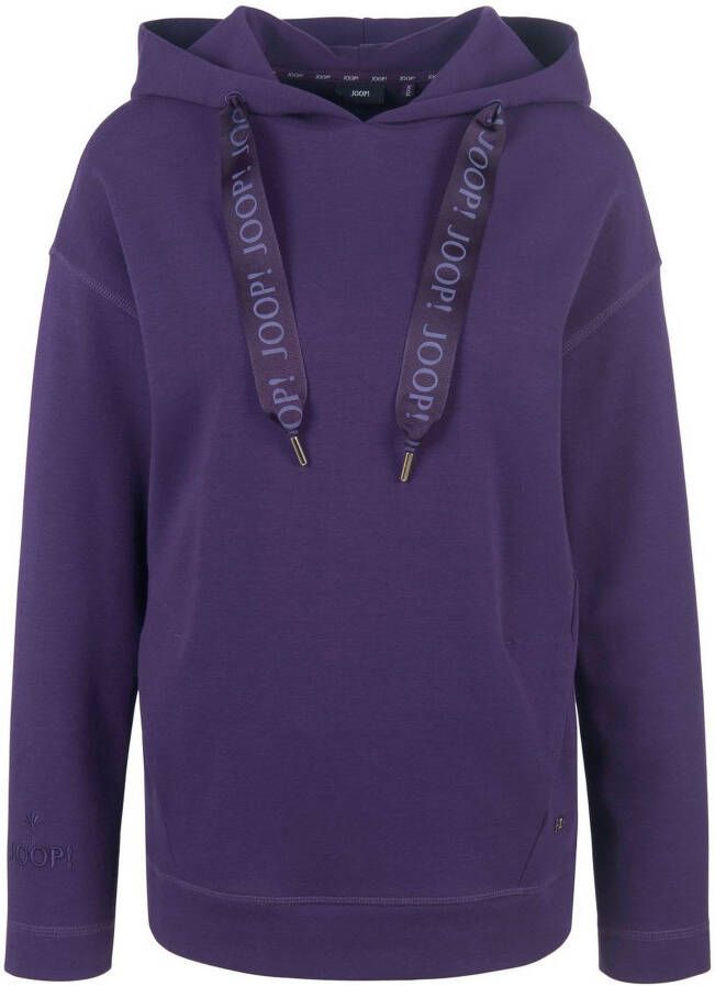 Joop! Sweatshirt capuchon en lange mouwen Van paars