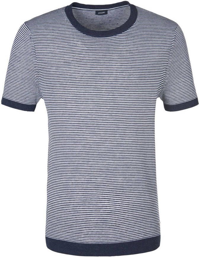 Joop! Trui ronde hals en korte mouwen Van blauw