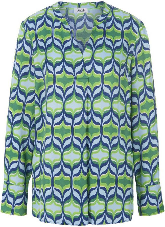 JustWhite Blouse zonder sluiting lange mouwen Van you. groen