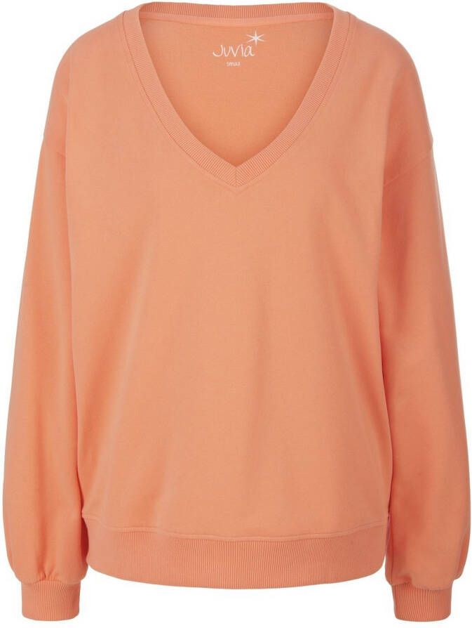 Juvia Sweatshirt lange mouwen Van oranje