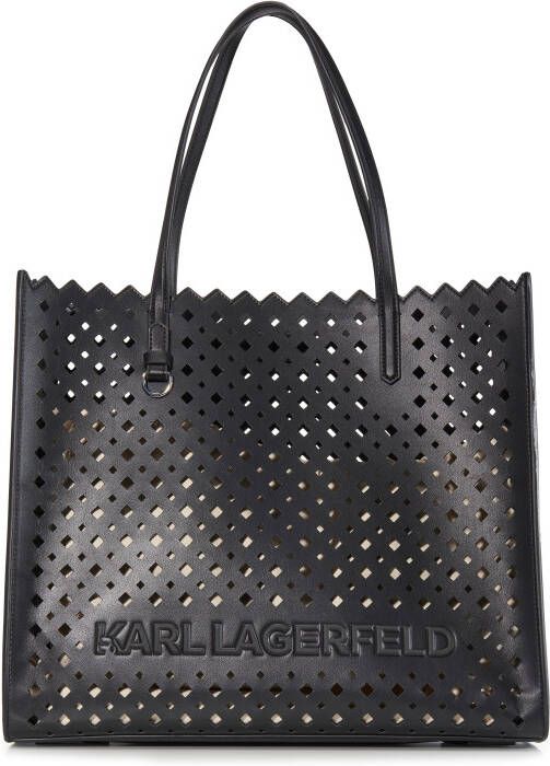 Karl Lagerfeld Shopper Van zwart