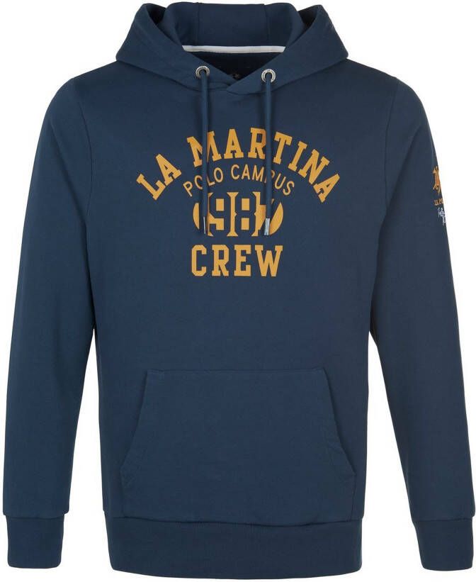 La Martina Hoody Van blauw