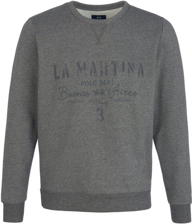 La Martina Sweatshirt Van grijs