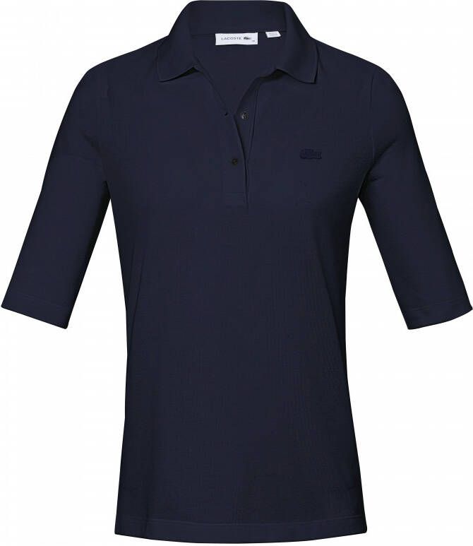 Lacoste Poloshirt met harmonieus gekleurd logo op borsthoogte
