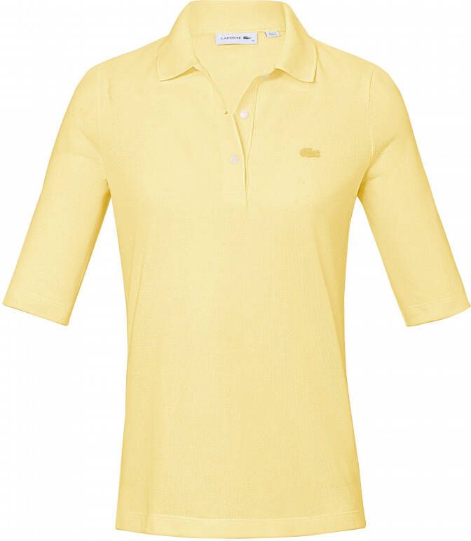 Lacoste Poloshirt 100% katoen Van geel